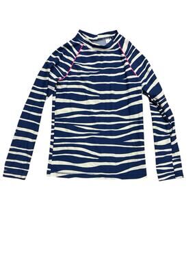 Boden Girls Sunsafe Patterned Rash Guard Swimsuit
